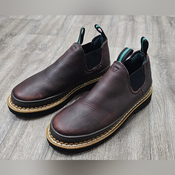 Georgia Giant Men's Brown Romeo Work Shoe-Size 7